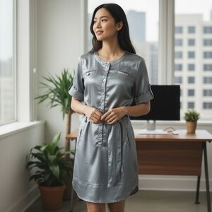 112 - Ruscoe X-Large Silver Dress